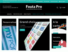 Tablet Screenshot of fouta-pro.com